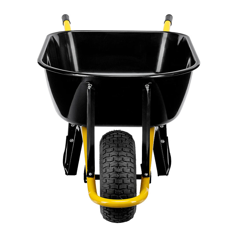 Тачка строительная Denzel, усиленная, объем 130 л, 230 кг, колесо 15х6.00-6 Тачка строительная Denzel, усиленная, объем 130 л, 230 кг, колесо 15х6.00-6