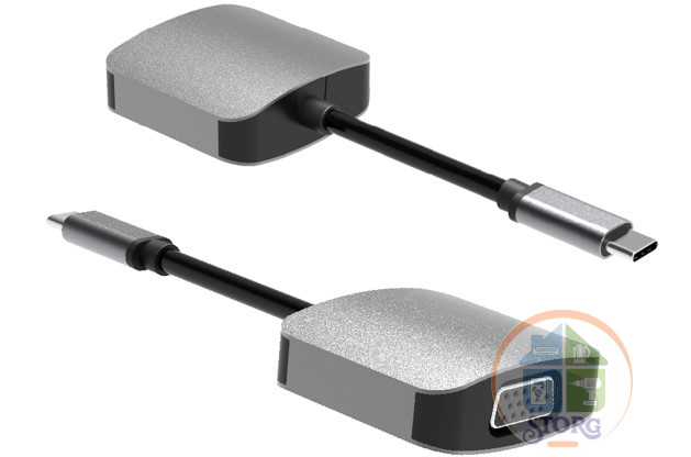 Perfeo USB Type-C dock. station VGA (PF-Type-C-15)