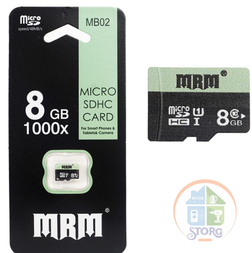 Карта памяти microSD MB02  TF 8G  10Mb/s High speed (10 CLASS)
