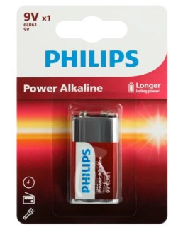 Элемент питания Philips 6LR61/1BL Power Alkaline Элемент питания Philips 6LR61/1BL Power Alkaline