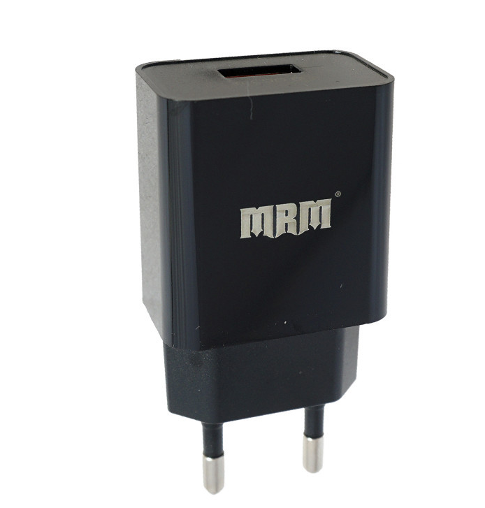 СЗУ MRM S20 5V/3.1A 1USB QC3.0 18W Black без упаковки