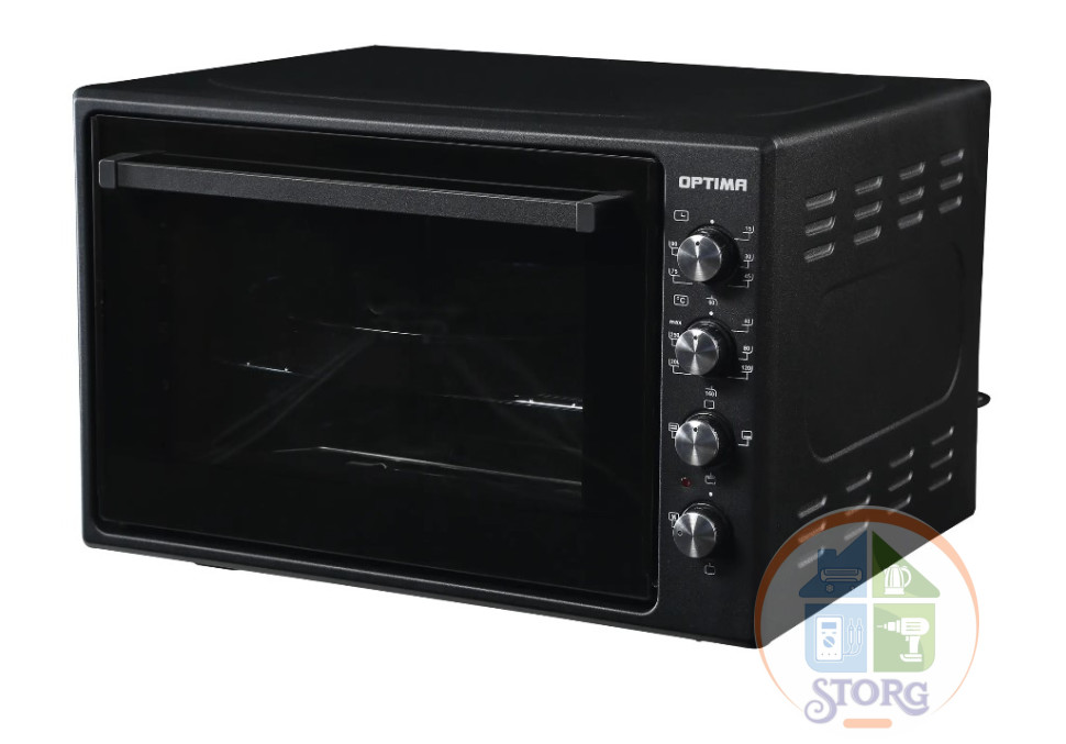 Духовой шкаф OPTIMA OFC-75BL (Черный; Объем 75л; Мощность 1650Вт; Конвекция; Таймер; Лампа; ТУРЦИЯ)