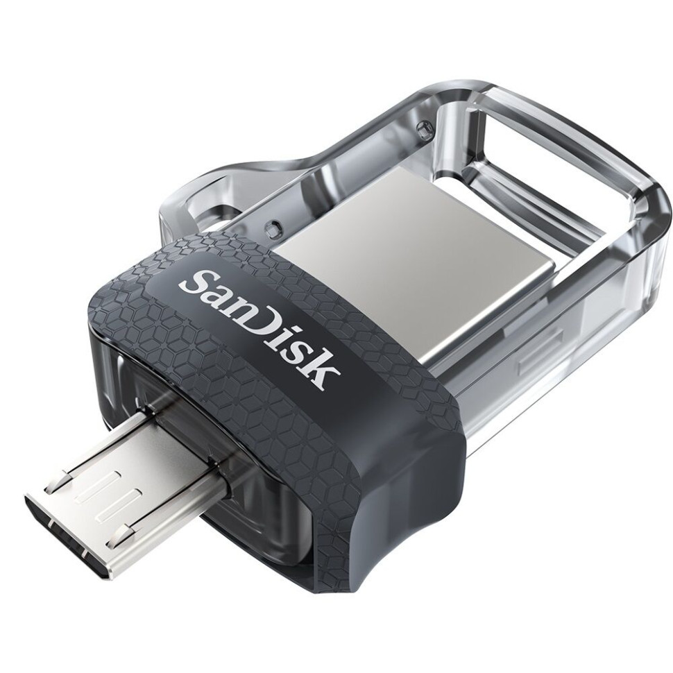 USB флэш-накопитель 16GB SanDisk Ultra Android Dual Drive OTG, m3.0/USB 3.0, Black