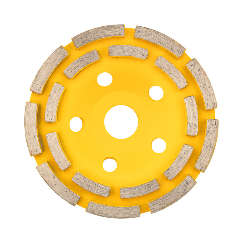 Чашка алмазная шлифовальная KRANZ 2-ряд 125х22.2 мм