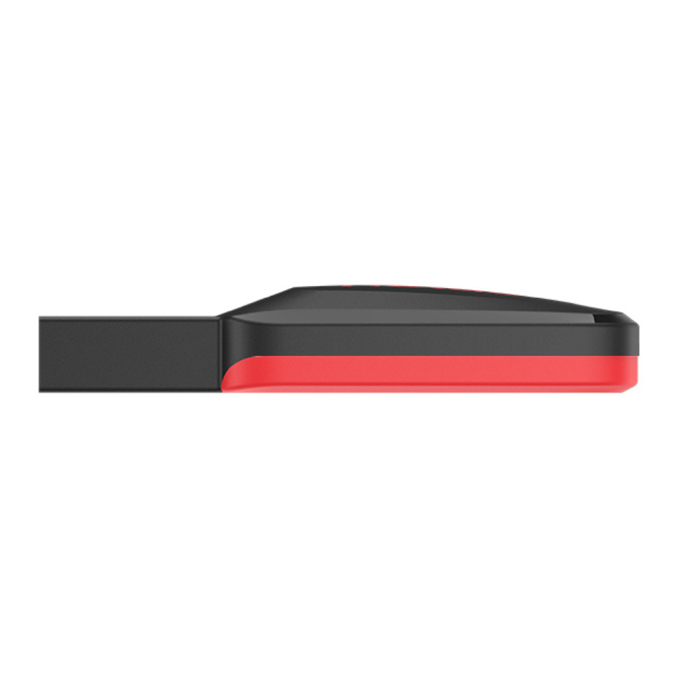 USB флеш-накопитель Netac U197 (NT03U197N-016G-20BK), 16Gb, USB 2.0, Черный/красный
