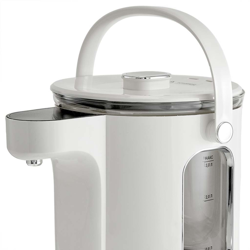 Термопот DELTA LUX DE-1701 (Белый, 3л, 1600Вт, LCD-дисплей, 13реж., автооткл.при закипании)