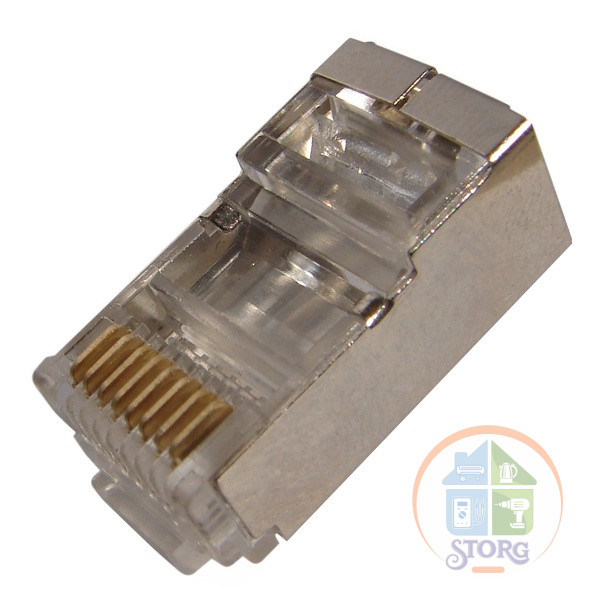 Джек  RJ-45  8P8C  CAT 5e  (экран)  REXANT
