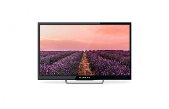 24" Телевизор PolarLine 24PL51TC-SM черный 1366x768, HD READY, 50 Гц, WIFI, SMART TV, DVB-T, DVB-T2, DVB-C, USB, HDMI