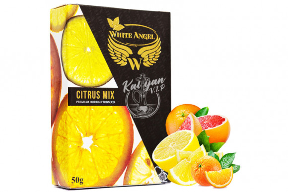Табак White Angel Citrus Mix (50гр) вкус лимона с цитрусами.