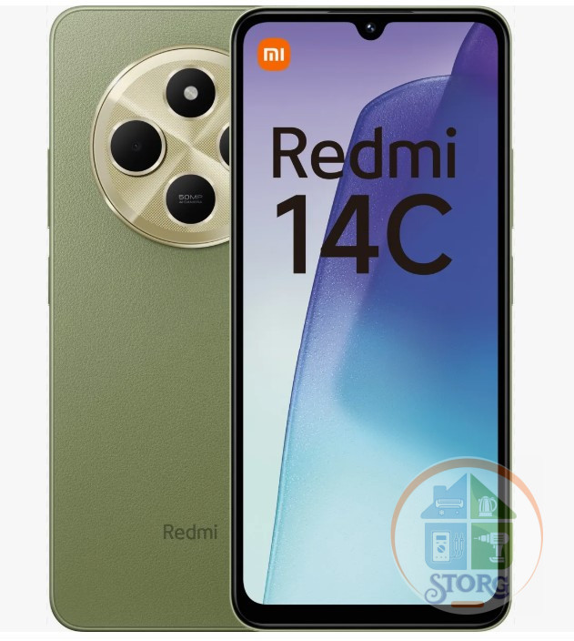 Смартфон Xiaomi Redmi 14C 4/128Gb Sage Green РСТ