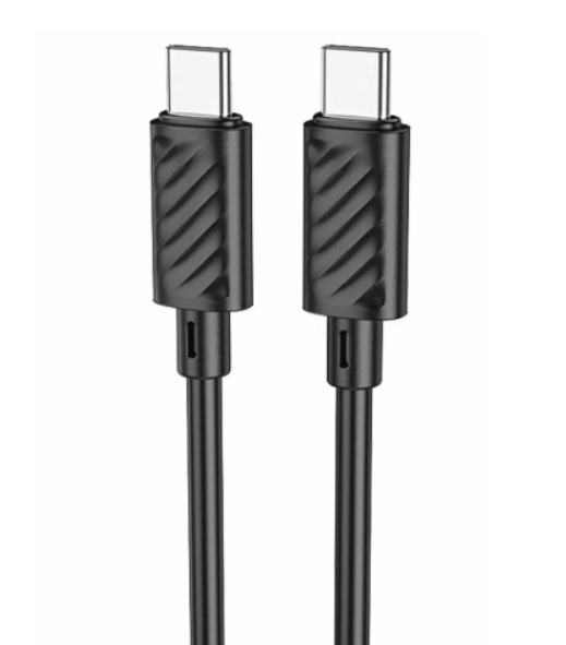 Кабель PD Deespi DS88T Type-C-Type-C 3.1A 60W резиновый без упаковки 1000mm (Black) 50pcs