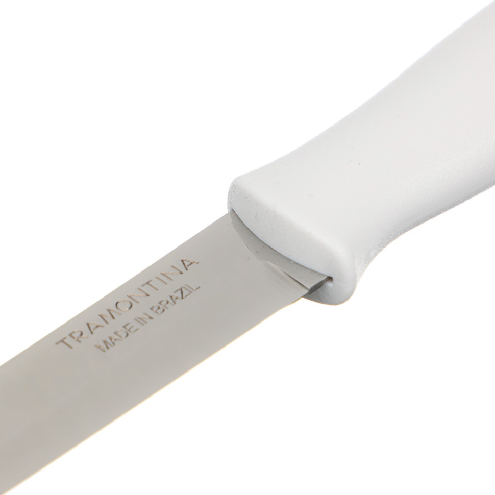 Нож овощной Tramontina Athus 23080/083, 8см, белая ручка