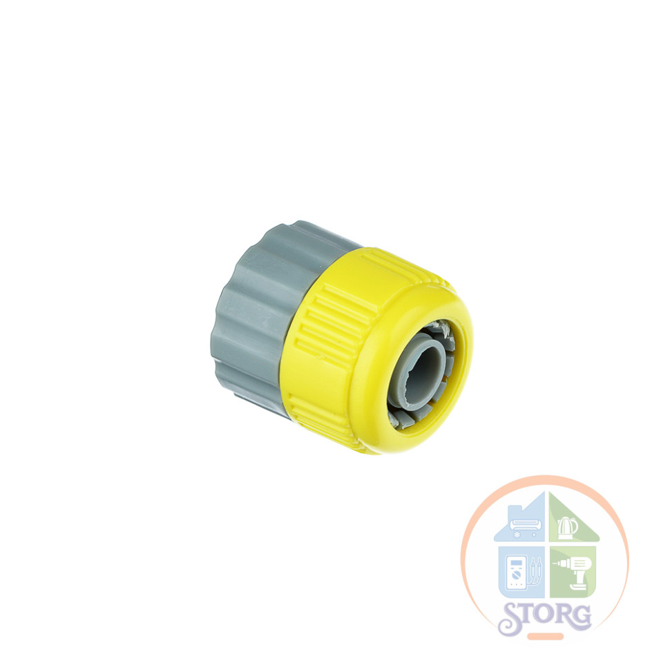Соединитель для шланга 1/2" INBLOOM, с внутренней резьбой 3/4", пластик