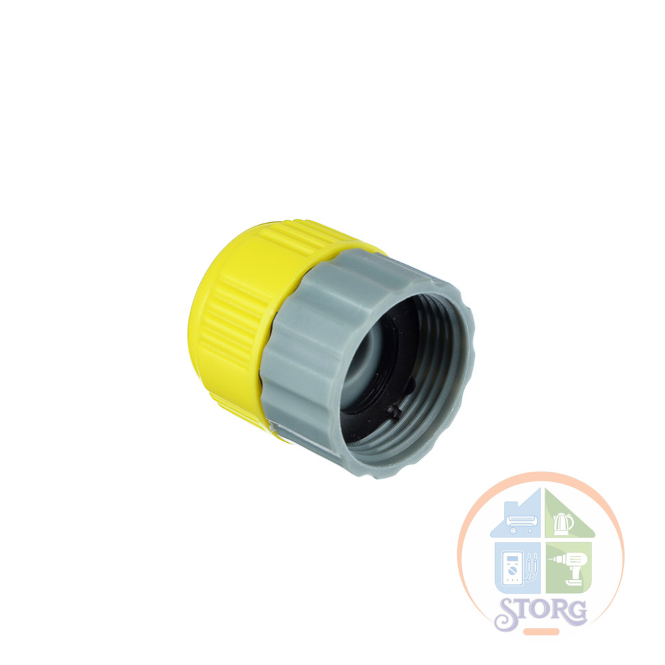 Соединитель для шланга 1/2" INBLOOM, с внутренней резьбой 3/4", пластик