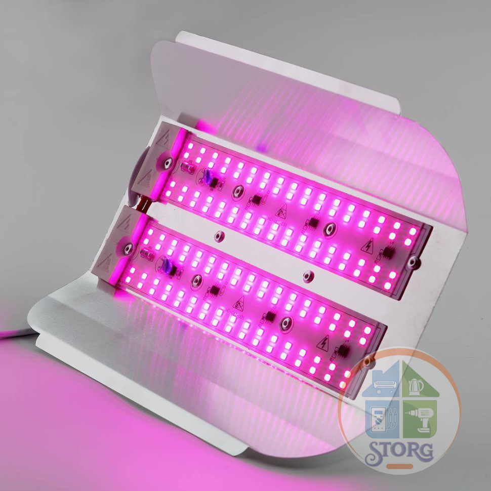 Фитолампа-светодиодный светильник для растений GLANZEN RPD-0001-60-grow 60W