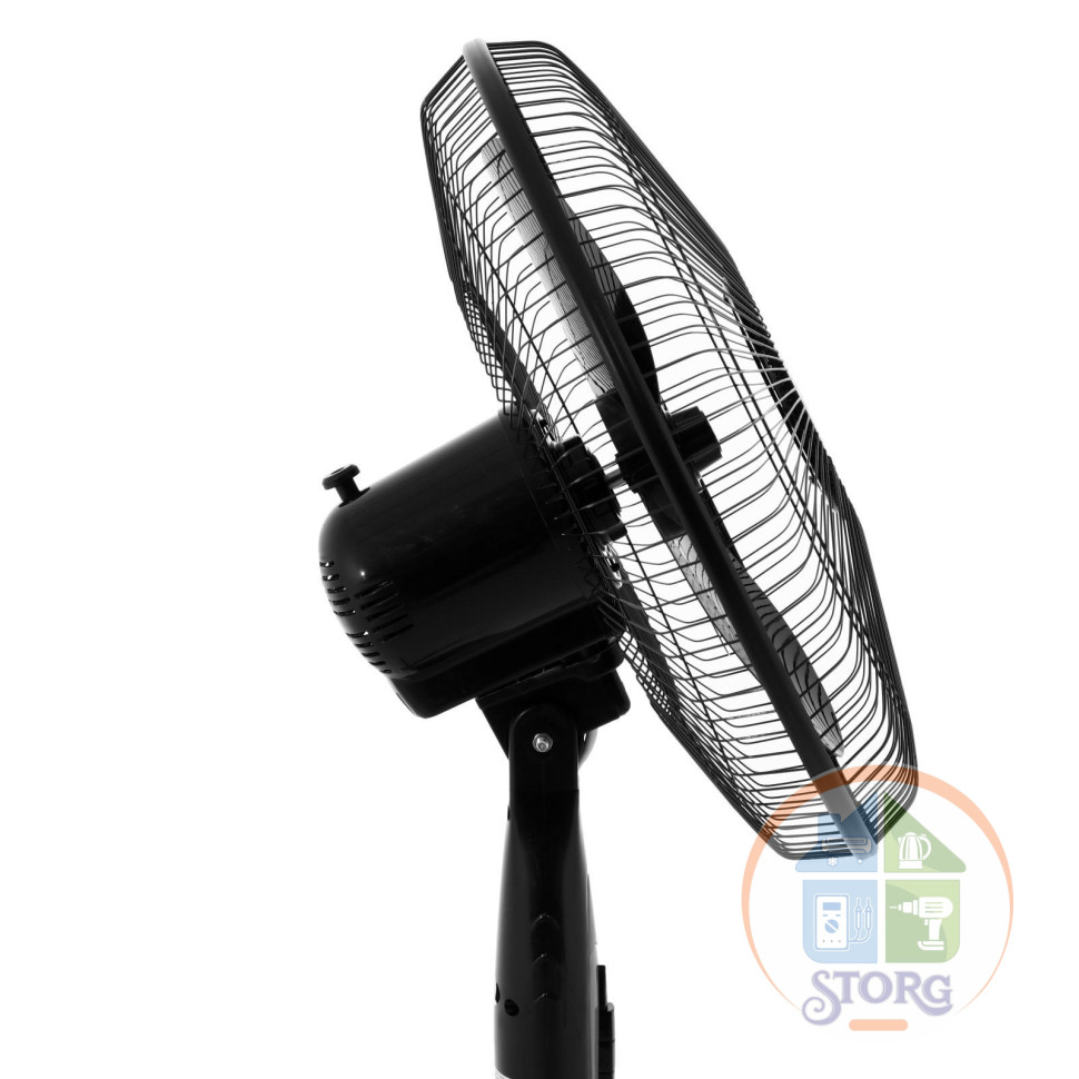 Вентилятор напольный Centek CT-5004 (черный)  40Вт, 2 шт/уп., LED, 43см, 1.25 м, лучевая решетка