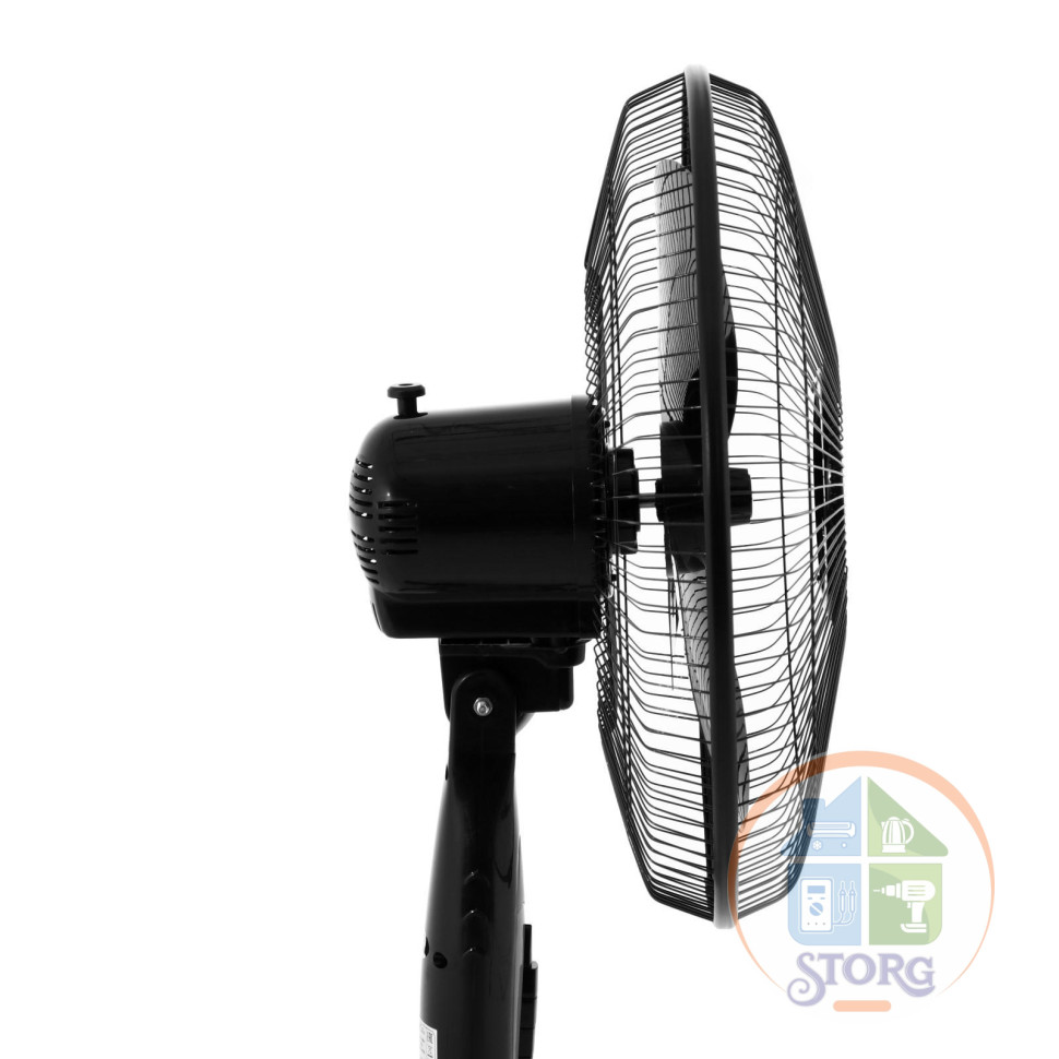 Вентилятор напольный Centek CT-5004 (черный)  40Вт, 2 шт/уп., LED, 43см, 1.25 м, лучевая решетка
