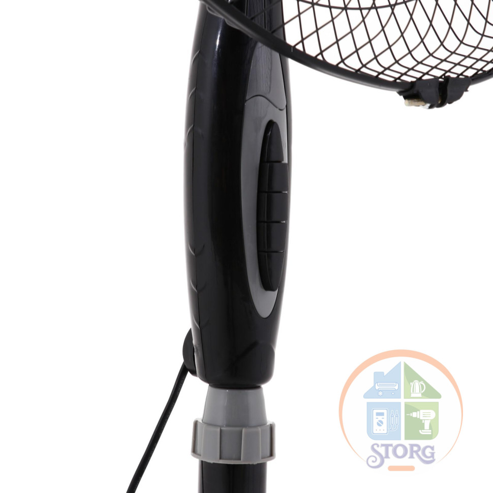 Вентилятор напольный Centek CT-5004 (черный)  40Вт, 2 шт/уп., LED, 43см, 1.25 м, лучевая решетка