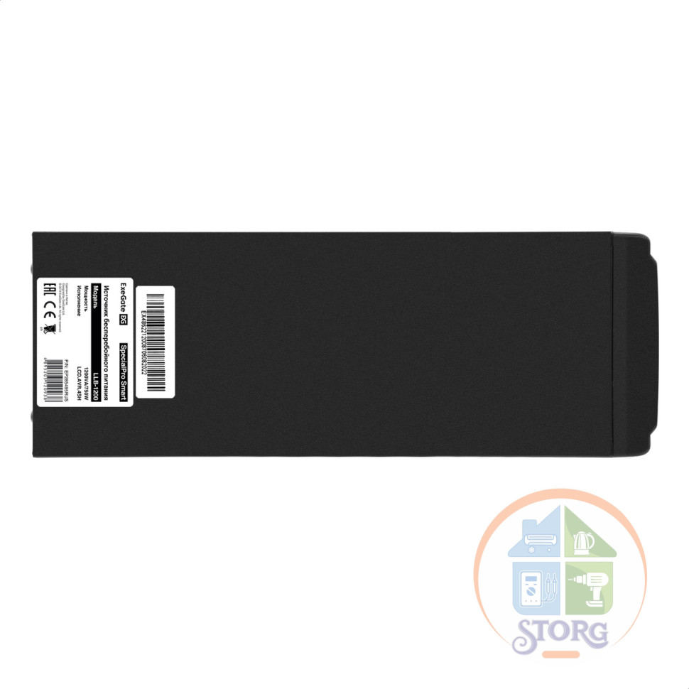 Источник бесперебойного питания ExeGate SpecialPro Smart LLB-1200.LCD.AVR.4SH (1200VA/750W, 12 мес.гарантия)