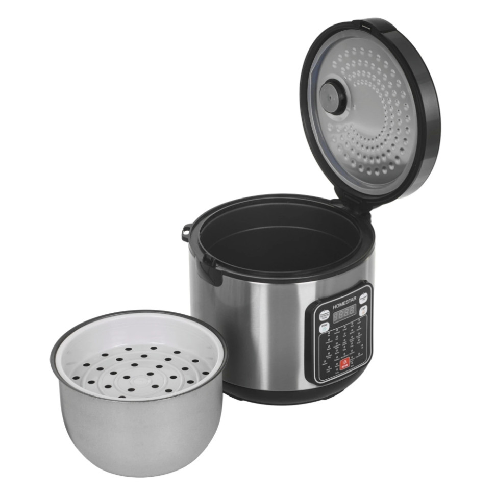 Мультиварка HOMESTAR HS-2031 Черный/нерж.сталь; 900Вт; 5л