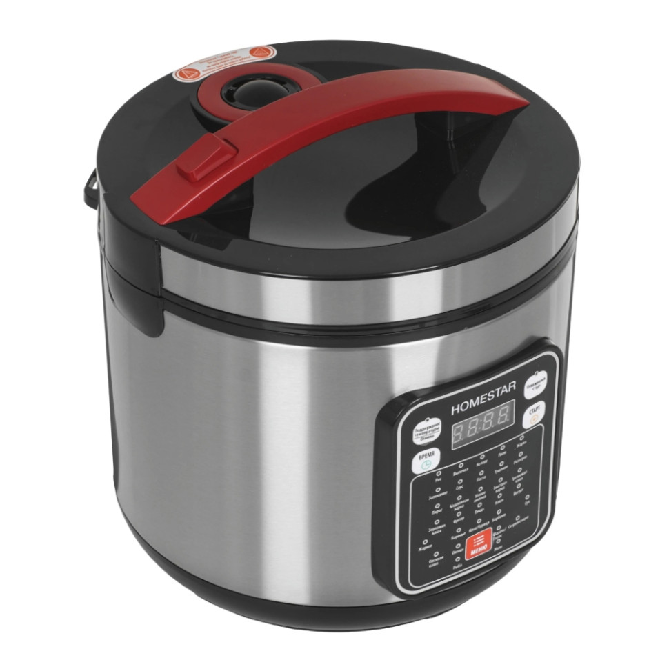 Мультиварка HOMESTAR HS-2031 Черный/нерж.сталь; 900Вт; 5л