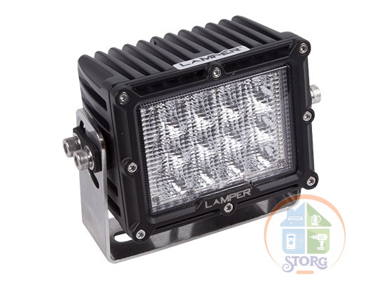 Фара светодиодная прямоугольная 60W 1059