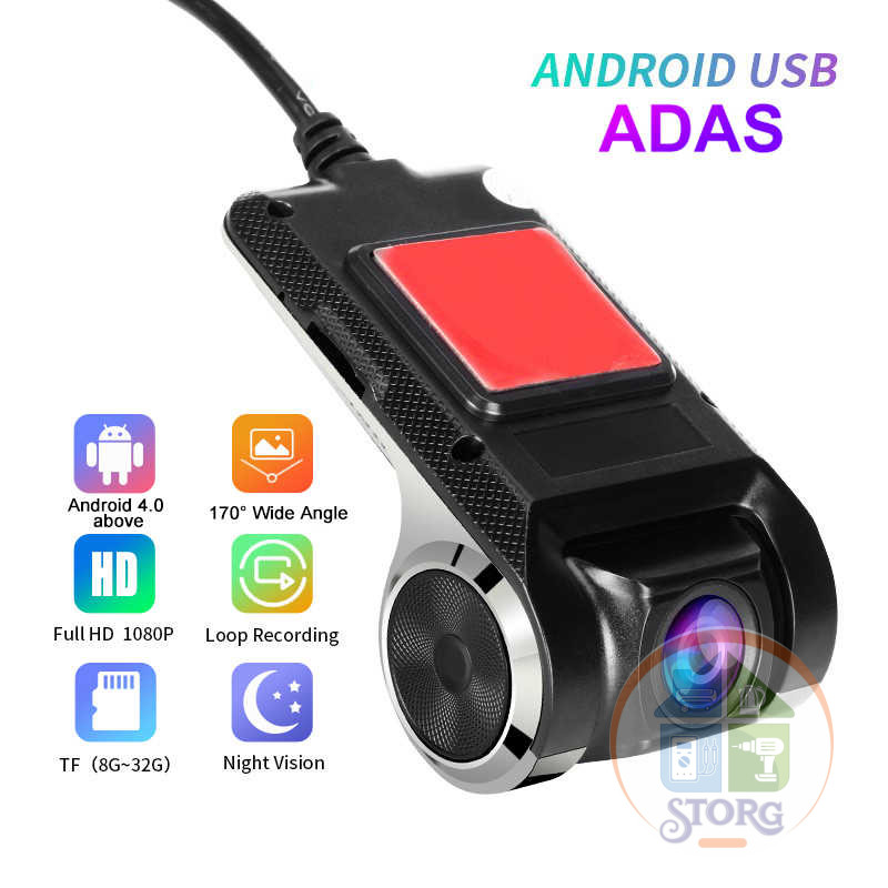 Автомобильный USB видеорегистратор  ET-E3 / ET-E2 HD-DVR For Android+ ADAS