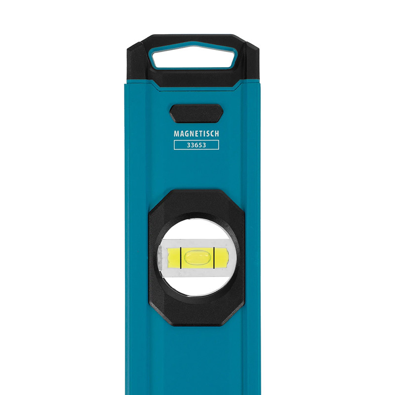 Уровень алюминиевый Gross, магнит., фрезерованный, 3 глазка, 0,5 мм/м, 1000 мм