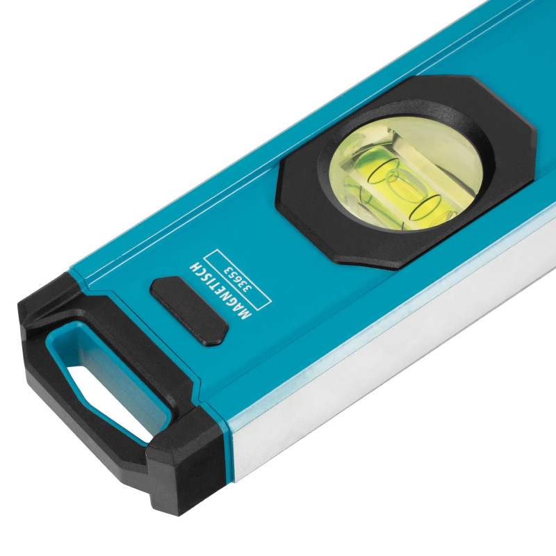 Уровень алюминиевый Gross, магнит., фрезерованный, 3 глазка, 0,5 мм/м, 1000 мм