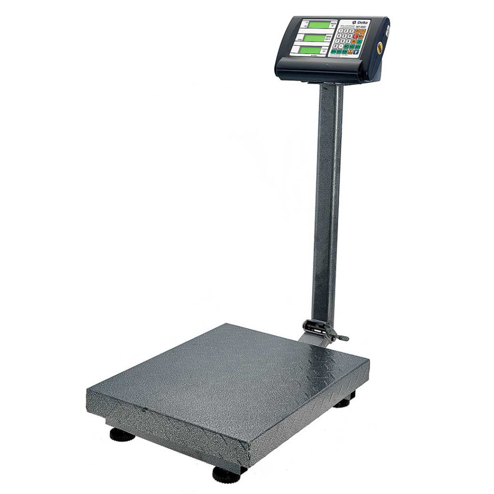Весы торговые Delta ТВП-300С до 300кг/100г, со стойкой, 40*50 см