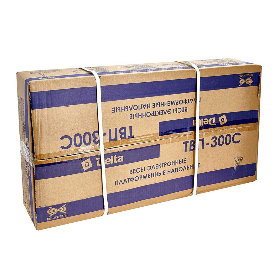 Весы торговые Delta ТВП-300С до 300кг/100г, со стойкой, 40*50 см