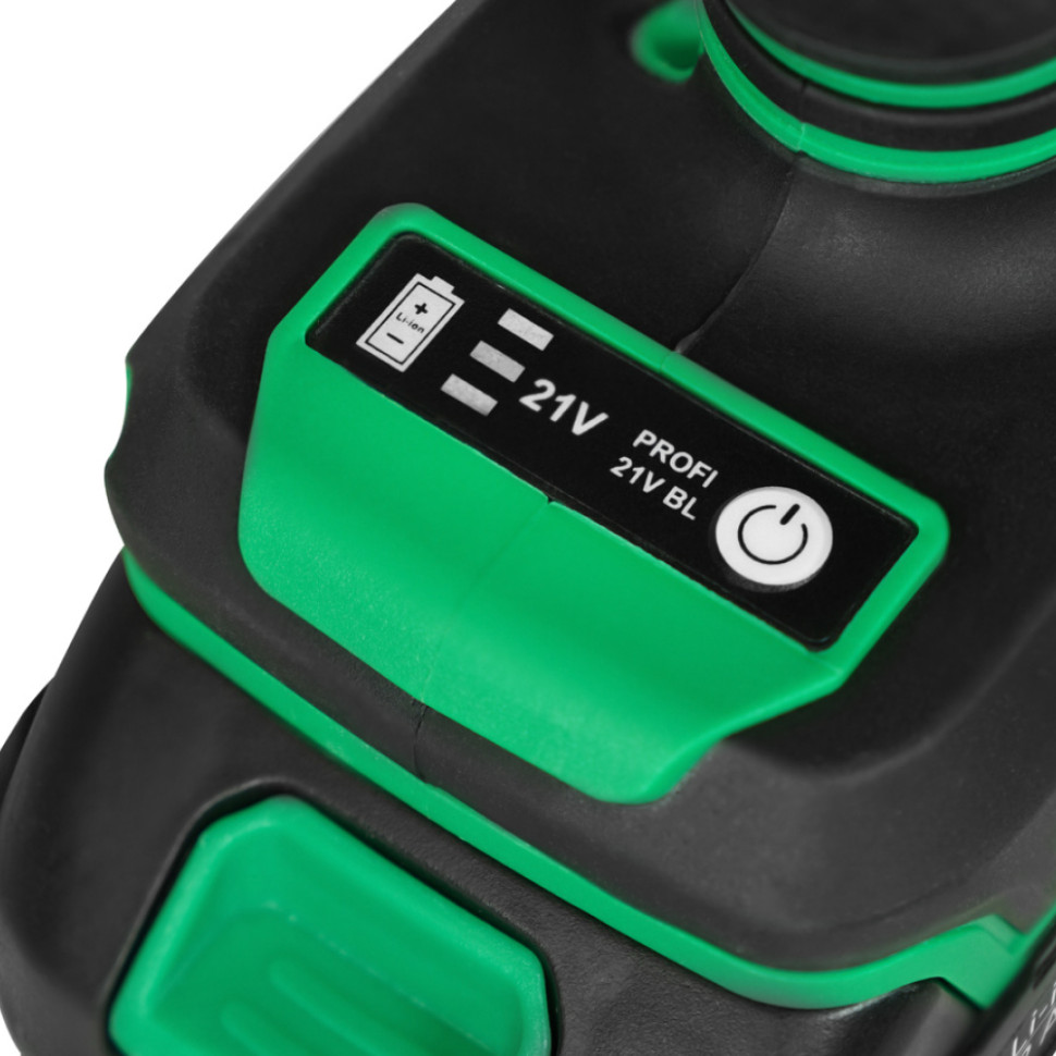 Дрель-шуруповерт аккумуляторный бесщеточный ELECTROLITE Expert 21V BL, 21В, 2АКБ, 2 скорости, кейс