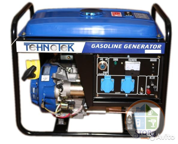 Генератор бензиновый Tehnoline T3500 СИНИЙ (2.8/3,0 кВт, ручн.старт)