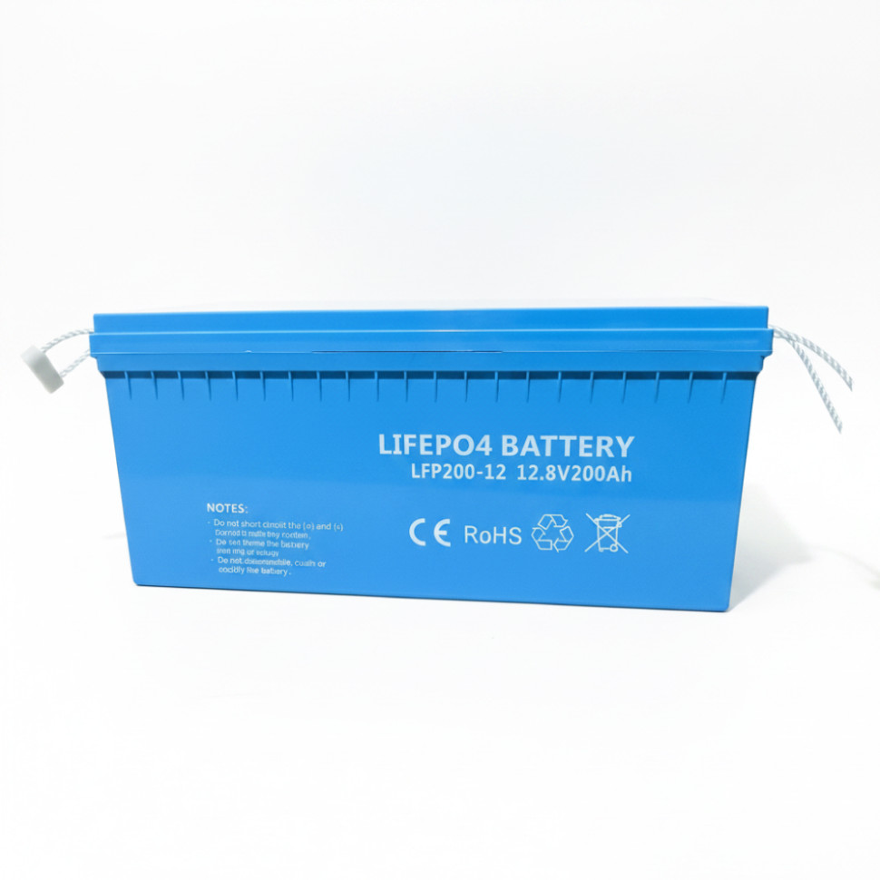 Аккумуляторная батарея литий-железо-фосфатная LiFePO4 12-200 BMS Интеллект, 12.8В 200Ач