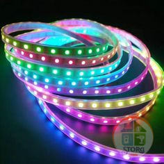 Светодиодная лента Блистер S-TORG 50*50 IP67 Cупер яркий RGB 5м (комплект блок питания, ПДУ,)