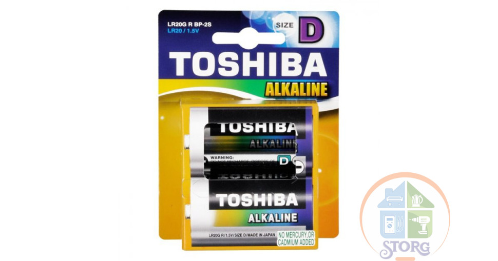 Элемент питания Toshiba LR20/2BL High Power Alkaline