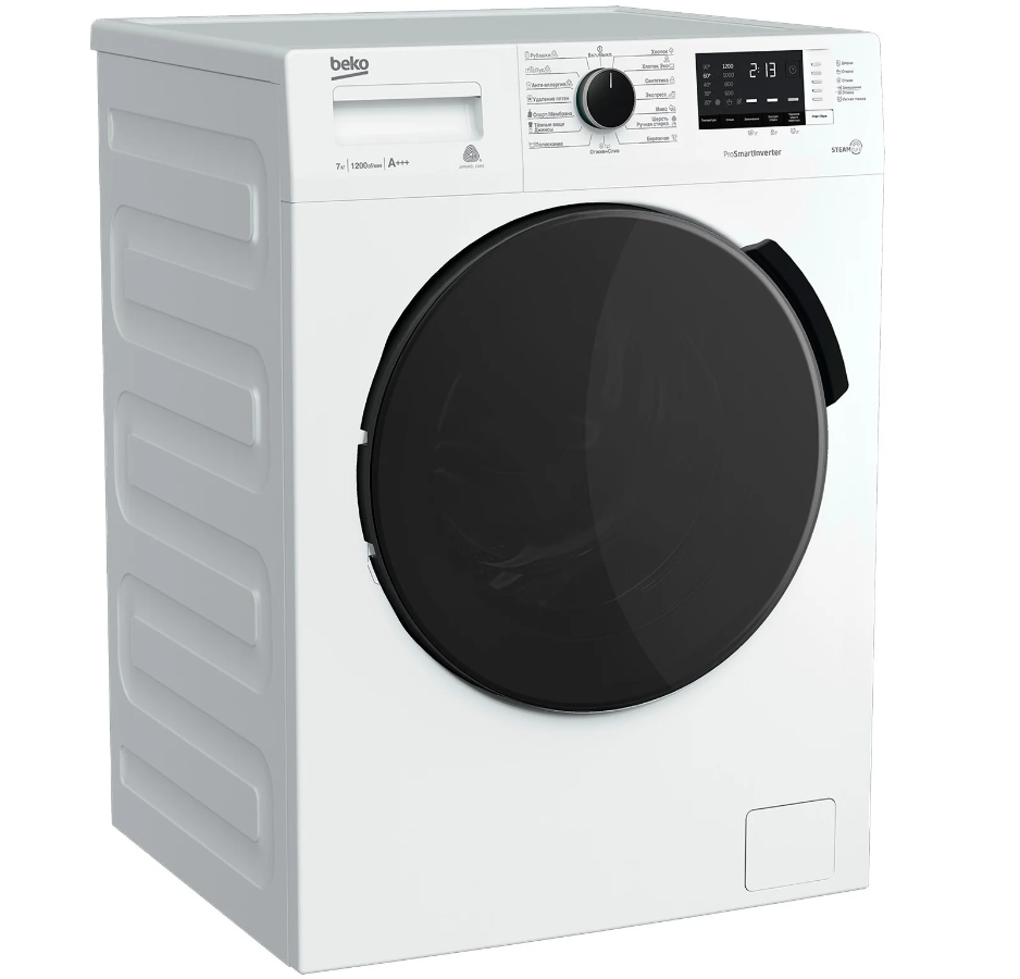 Стиральная машина Beko RSPE78612W, Белый, 7кг, инверторный мотор, пар SteamCure, 15 реж., 84х60х49 Стиральная машина Beko RSPE78612W, Белый, 7кг, инверторный мотор, пар SteamCure, 15 реж., 84х60х49