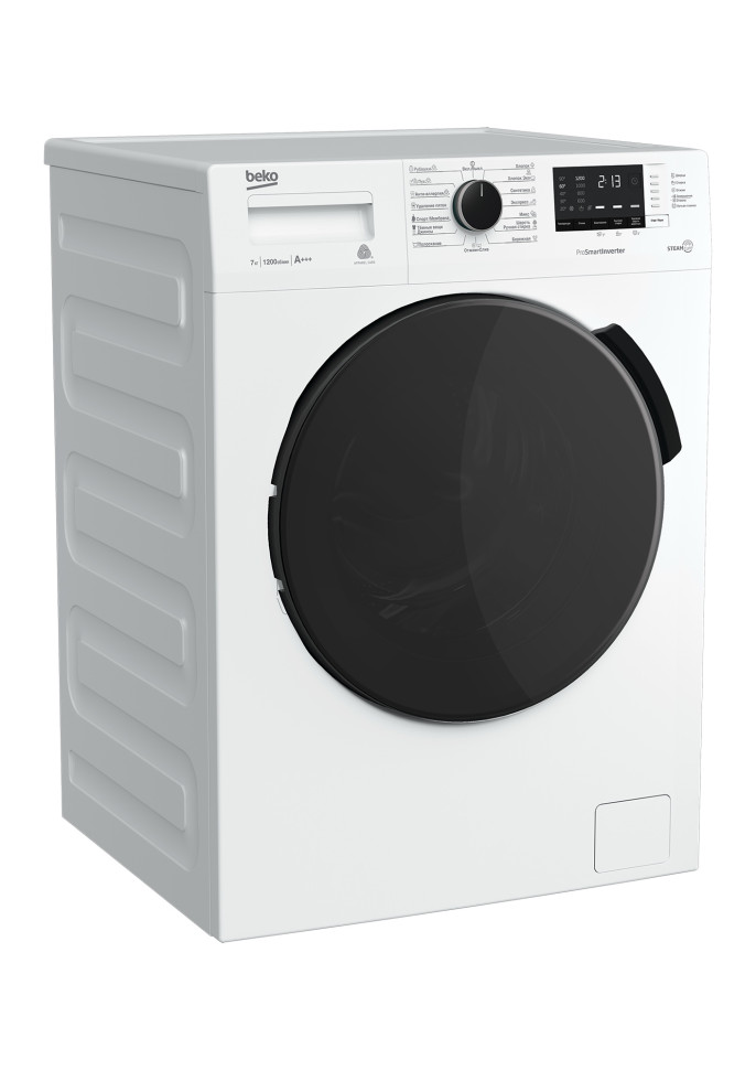 Стиральная машина Beko RSPE78612W, Белый, 7кг, инверторный мотор, пар SteamCure, 15 реж., 84х60х49 Стиральная машина Beko RSPE78612W, Белый, 7кг, инверторный мотор, пар SteamCure, 15 реж., 84х60х49