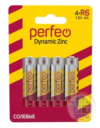 Элемент питания Perfeo R6/4BL Dynamic Zinc