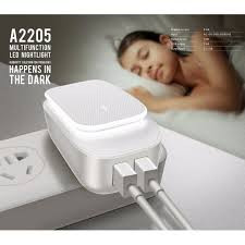 СЗУ ночник LDNIO  A2205  2,4A 2USB ports + кабель usb Micro 1m 100% качество,реальный ампераж