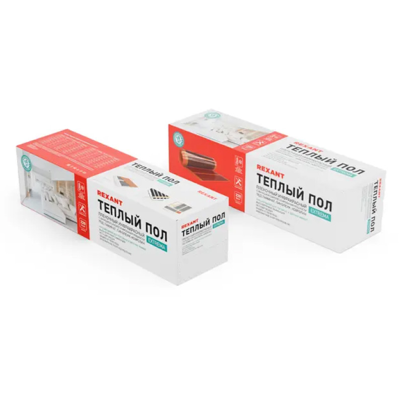 Саморегулирующийся пленочный теплый пол REXANT Extrema 220 2м, 0,5х4м, 440Вт