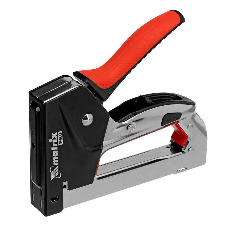 Степлер мебельный Matrix, стальной, быстрая загрузка, тип скобы 53, 4-14 мм, PRO