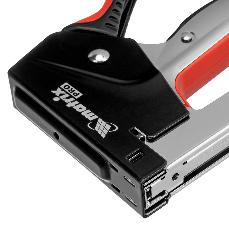 Степлер мебельный Matrix, стальной, быстрая загрузка, тип скобы 53, 4-14 мм, PRO