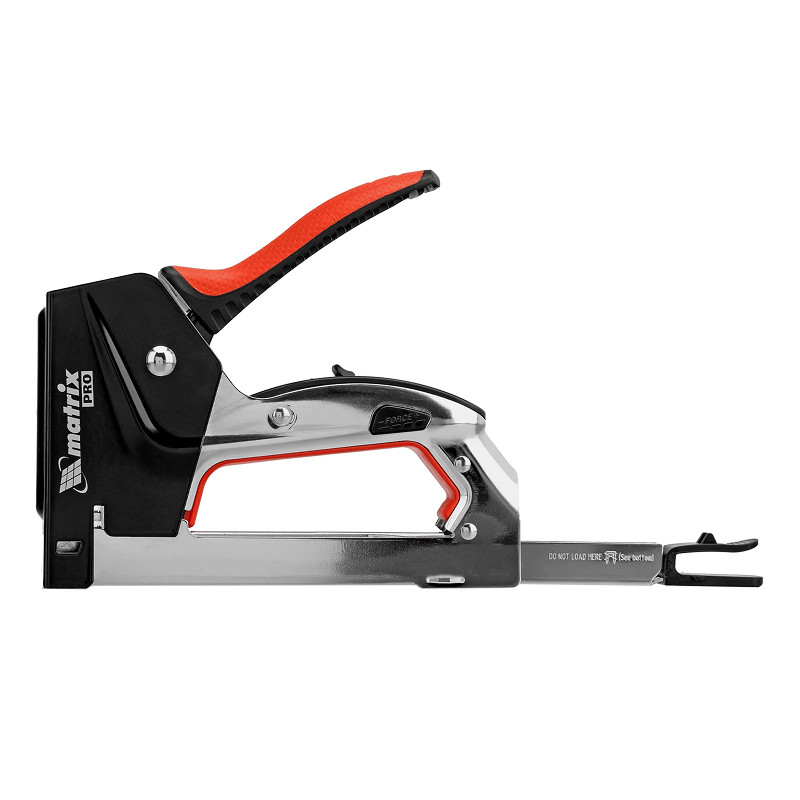 Степлер мебельный Matrix, стальной, быстрая загрузка, тип скобы 53, 4-14 мм, PRO