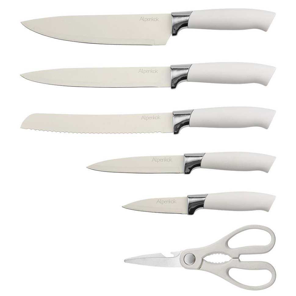 Набор кухонных ножей и аксессуаров ALPENKOK AK-2121,19 предметов