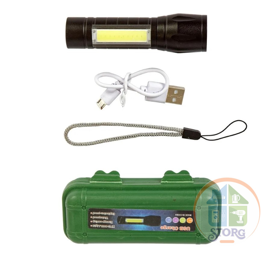 Светодиодный аккумуляторный USB фонарь GLANZEN UFL-0300-511