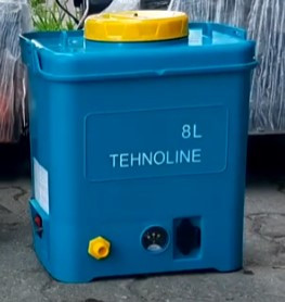 Опрыскиватель аккумуляторный "Бахчиван-Tehnoline" ЭО-8 л, 10 А/ч, рег.мощности, качеств. пластик