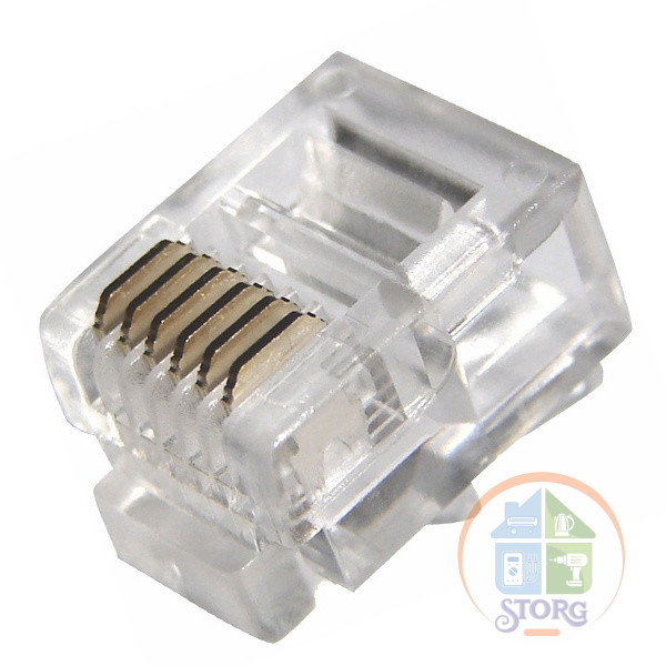 Rexant Телефонный разъем RJ-12(6P6C), 05-1013