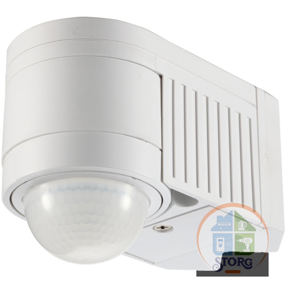 Датчик движения инфракрасный REV Ritter DD-6 3xdetector 360°, настенный/угловой, IP44, белый