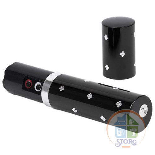 Ручной фонарь электрошокер ИСКРА 1202 Black, 10х10х10см, Встроенный аккумулятор
